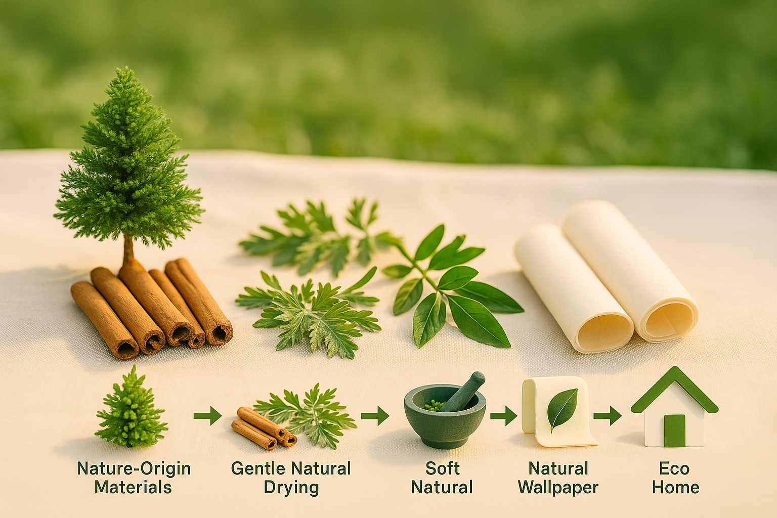 EdenBio Natural Wallpaper Manufacturing Process